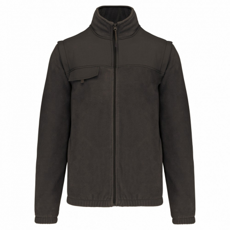 Jacheta fleece Kariban WK9105, 100% poliester, maneci detasabile [0]