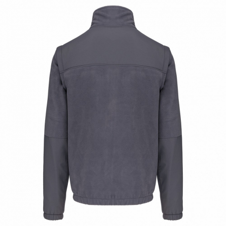 Jacheta fleece Kariban WK9105, 100% poliester, maneci detasabile [3]