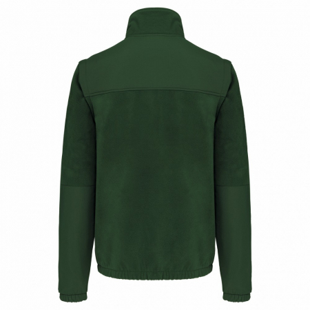 Jacheta fleece Kariban WK9105, 100% poliester, maneci detasabile [3]