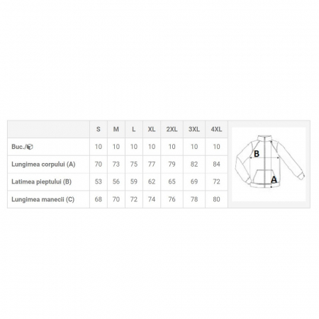 Jacheta fleece Kariban WK9105, 100% poliester, maneci detasabile [1]