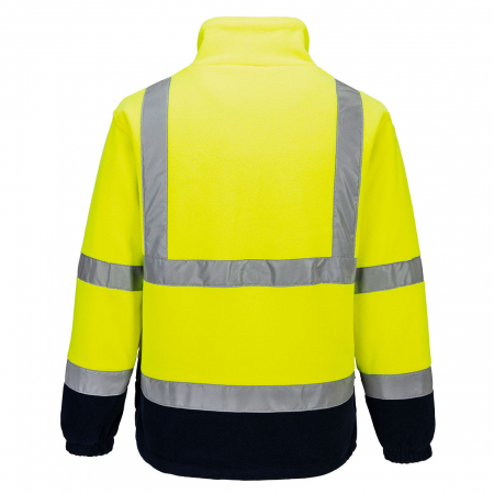 Jacheta Fleece reflectorizanta Portwest F301 PW Hi-Vis Contrast 100% poliester, 300 gr/mp [1]