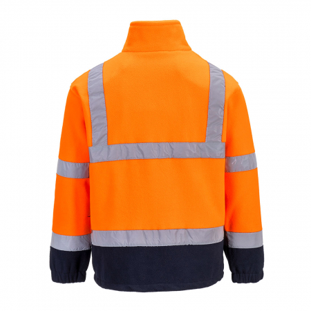 Jacheta Fleece reflectorizanta Portwest F301 PW Hi-Vis Contrast 100% poliester, 300 gr/mp [1]
