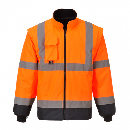 Scurta de iarna reflectorizanta Portwest CONTRAST TRAFFIC 7IN1 S426, 100% poliester, 190 gr/mp [2]