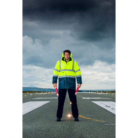 Scurta de iarna reflectorizanta Portwest CONTRAST TRAFFIC 7IN1 S426, 100% poliester, 190 gr/mp [5]