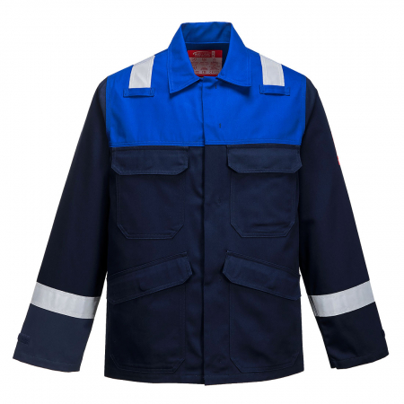 Jacheta ignifuga reflectorizanta Portwest BIZFLAME PLUS FR55, 99% bumbac, 1% fibra de carbon 350g [0]