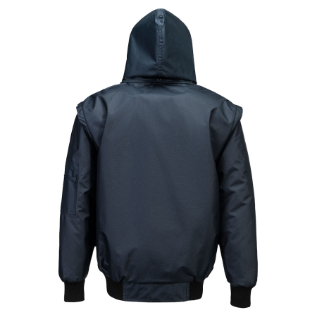 Jacheta impermeabila de iarna cu maneci detasabile 4IN1 Portwest F465 IONA, 100% poliester, 300D Oxford, 190 gr/mp [2]