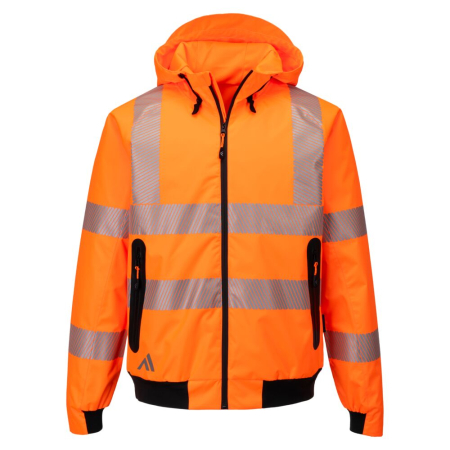 Jachete | Bluze reflectorizante - Jacheta impermeabila reflectorizanta Portwest KX3 Hi-Vis SPORT, 100% poliester, 125 gr/mp