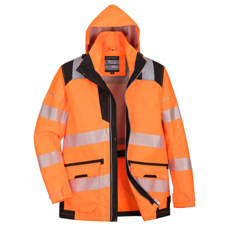 Imbracaminte de lucru - Scurta vatuita de iarna reflectorizanta Portwest PW3 5IN1 PW367, 100% poliester, 400g