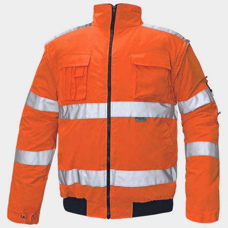 Jachete | Bluze reflectorizante - Jacheta reflectorizanta Stenso CLOVELLY HV, cu maneci detasabile