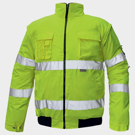 Jachete | Bluze reflectorizante - Jacheta reflectorizanta Stenso GROVER 2-in-1 HV, 100% PE 300D Oxford