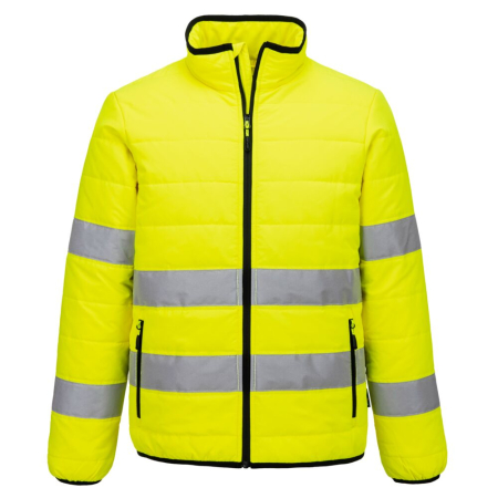Jachete | Bluze reflectorizante - Jacheta reflectorizanta impermeabila Portwest Hi Vis PW3 BAFFLE, 100% poliester