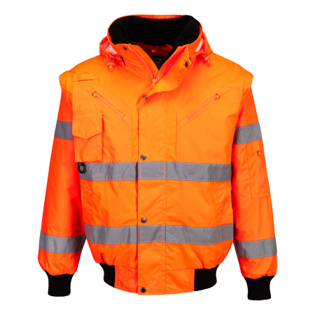 Jacheta reflectorizanta Portwest BOMBER HI-VIS 3in1 C467, 100% poliester, 190 gr/mp [2]