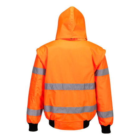 Jacheta reflectorizanta Portwest BOMBER HI-VIS 3in1 C467, 100% poliester, 190 gr/mp [3]