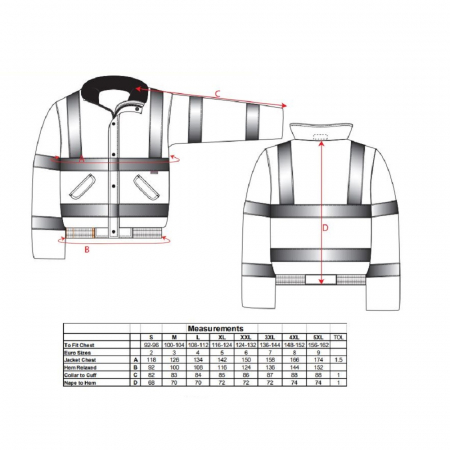 Jacheta reflectorizanta Portwest BOMBER RT62, 100% poliester, 190 gr/mp [1]