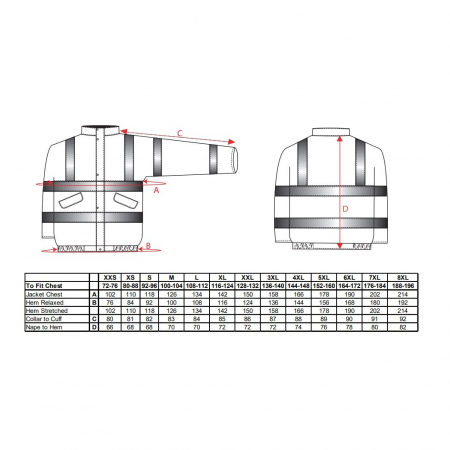 Jacheta reflectorizanta Portwest BOMBER S463, 100% poliester, 190 gr/mp [1]