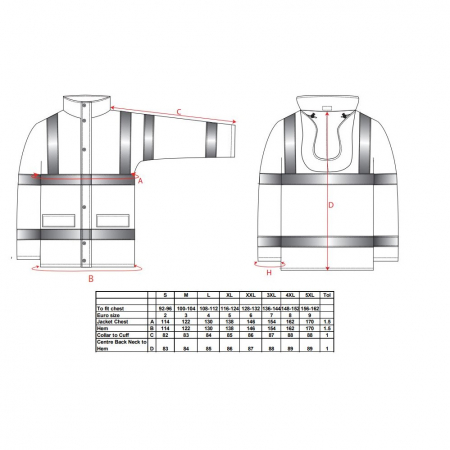 Jacheta reflectorizanta Portwest SEALTEX ULTRA RT50, 100% poliester, 185 gr/mp, necaptusita [1]