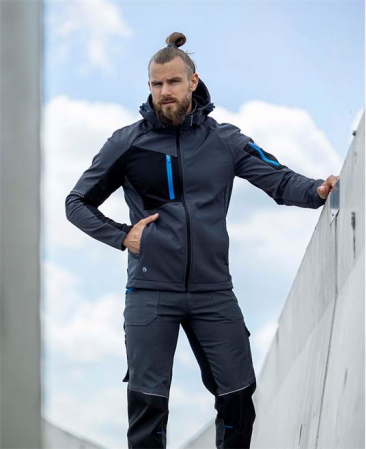 Jacheta softshell cu elemente reflectorizante Ardon CITYCONIC, 93% poliester, 7% elastan, 300 gr/mp [1]