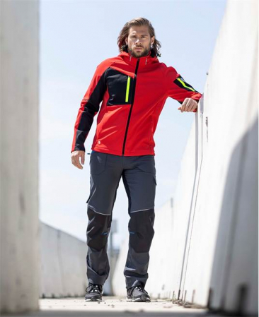 Jacheta softshell cu elemente reflectorizante Ardon CITYCONIC, 93% poliester, 7% elastan, 300 gr/mp [1]