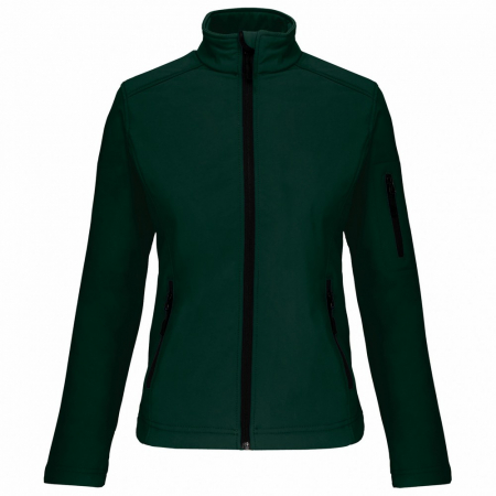 Jacheta softshell dama Kariban K400, 95% poliester, 5% elastan, 300 gr/mp [0]