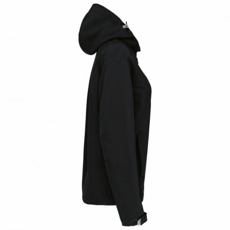 Jacheta softshell dama Kariban K414, 95% poliester, 5% elastan, 340 gr/mp, gluga detasabila [2]