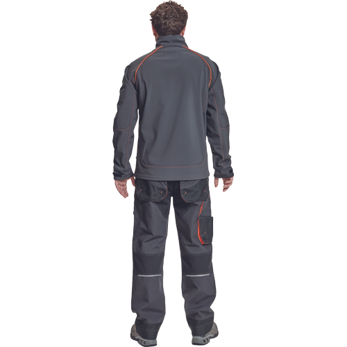 Jacheta softshell de lucru Cerva EMERTON+, 94% poliester, 6% elastan, 320 g/mp [3]