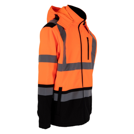 Jacheta softshell reflectorizanta Renania VIZLITE, 100% poliester, 310 gr/mp [1]