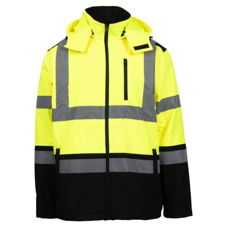 Jachete softshell reflectorizante - Jacheta softshell reflectorizanta Renania VIZLITE, 100% poliester, 310 gr/mp