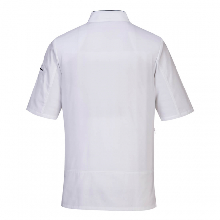Jacheta cu maneca scurta bucatar Portwest SURREY CHEFS C735, 100% bumbac, 190g [2]