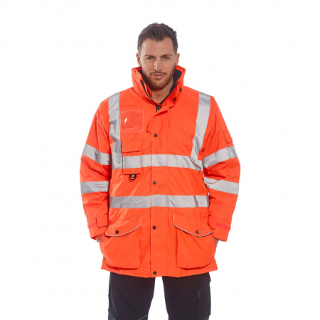 Jacheta reflectorizanta Portwest TRAFFIC 7IN1 RIS RT27, 100% poliester, 190 gr/mp [14]