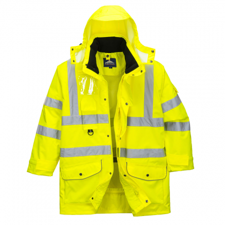 Imbracaminte de lucru - Scurta de iarna reflectorizanta Portwest TRAFFIC 7IN1 S427, 100% poliester, 190 gr/mp