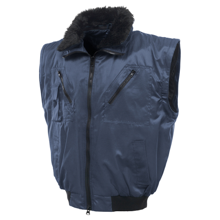 Jacheta vatuita de iarna Rock Safety INUIT, 55% bumbac, 45% PES hidrofug, captuseala detasabila [4]