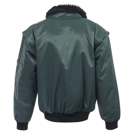 Jacheta vatuita de iarna Rock Safety INUIT, 55% bumbac, 45% PES hidrofug, captuseala detasabila [5]