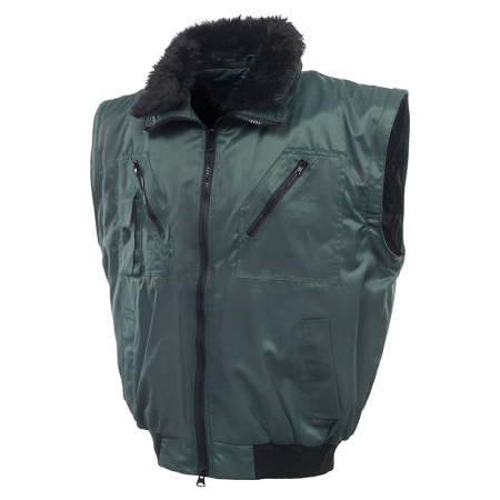 Jacheta vatuita de iarna Rock Safety INUIT, 55% bumbac, 45% PES hidrofug, captuseala detasabila [4]