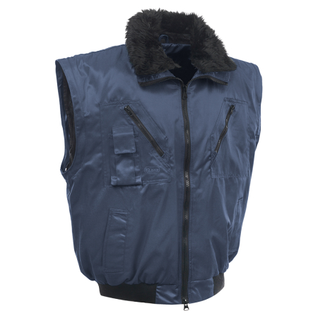 Jacheta vatuita de iarna Rock Safety INUIT, 55% bumbac, 45% PES hidrofug, captuseala detasabila [3]