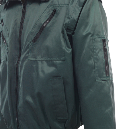 Jacheta vatuita de iarna Rock Safety INUIT, 55% bumbac, 45% PES hidrofug, captuseala detasabila [6]