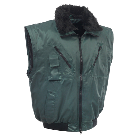 Jacheta vatuita de iarna Rock Safety INUIT, 55% bumbac, 45% PES hidrofug, captuseala detasabila [3]