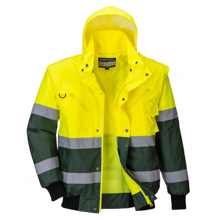 Imbracaminte de lucru - Jacheta reflectorizanta Portwest X HI-VIS BOMBER C565, 100% poliester, 190 gr/mp