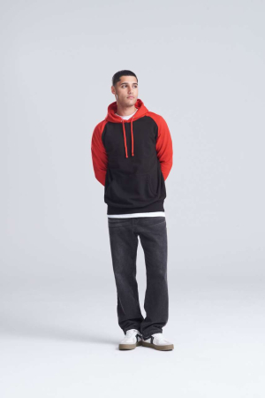 Hanorac in 2 culori cu gluga Just Hoods AWJH009 BASEBALL, 80% bumbac, 20% poliester, 280 g/mp [7]