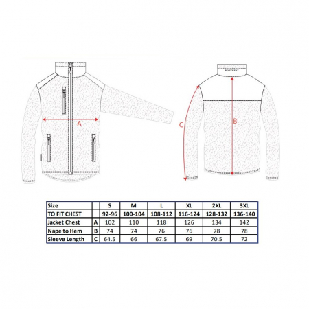 Jacheta fleece Portwest PERFORMANCE KX3 T830, 100% poliester, 310 gr/mp [2]