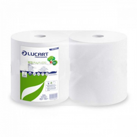 Dispenser metalic pentru lavete Lucart si saci menajeri, cu pozitionare pe podea [1]