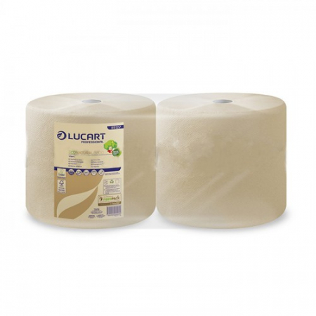 ARTICOLE CURATENIE SI IGIENA - Lavete industriale Lucart ECONATURAL 3800 JOINT, din fibre de celuloza, 2 role