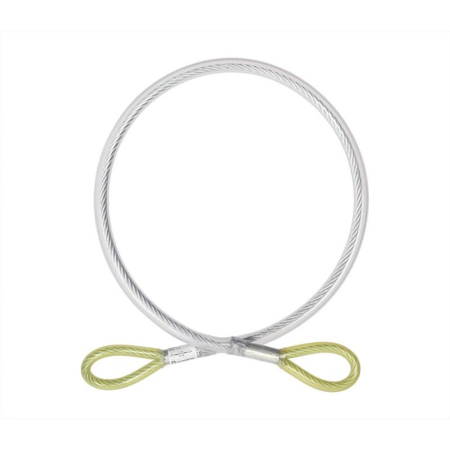 Ancore si anouri - Lonja ancorare Singing Rock STEEL LANYARD RK850X100, 100cm, 15kN, otel zincat acoperit cu PVC