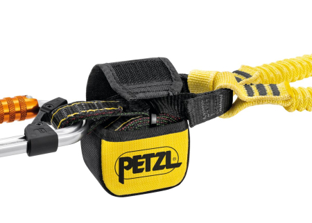 Lonja cu absorbitor de soc Petzl ABSORBICA-Y MGO 150 FLEX L014CB01, compatibil cu ham AVAO si CHANTIER C5 [1]