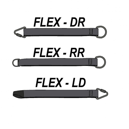 Lonja de ancorare Vertiqual FLEX, din chinga, compatibila cu ham CHANTIER C5 [1]