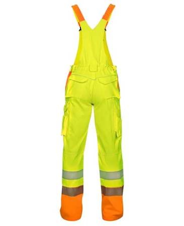 LS Pantaloni cu pieptar reflectorizanti Ardon SIGNAL, 65% poliester - 35% bumbac, 290 gr/mp [1]
