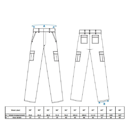 LS Pantaloni de lucru in talie Portwest CHINO SLIM STRECH S232, 98% bumbac, 2% elastan, 255g [1]
