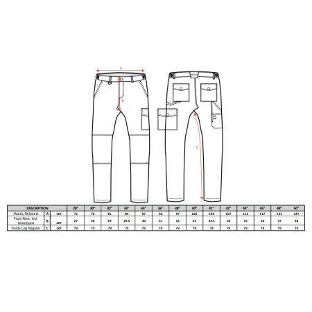 LS Pantaloni de lucru in talie Portwest SUPER WORK CD884, 65% poliester, 35% bumbac, 245 gr/mp [1]