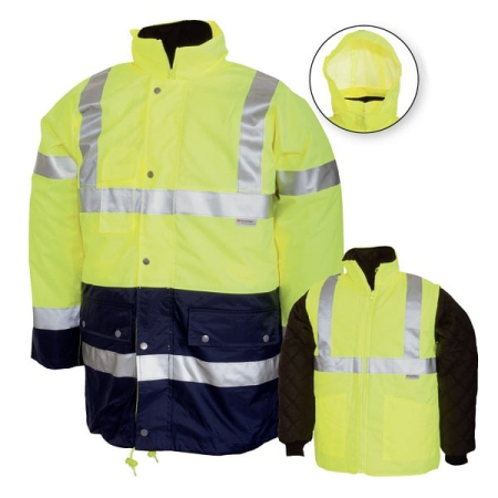 LICHIDARE STOC - LS Scurta reflectorizanta vatuita de iarna Renania SWEDEN 3IN1, 100% PES Oxford, impermeabila