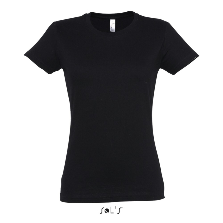 LICHIDARE STOC - LS Tricou clasic dama Sols 11502 IMPERIAL, 100% bumbac, 190 gr/mp