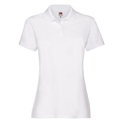 LICHIDARE STOC - LS Tricou polo dama Fruit of the Loom FOL PREMIUM, 100% bumbac, 180 gr/mp